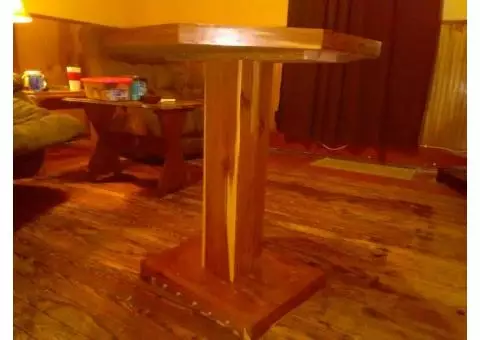 Red cedar table